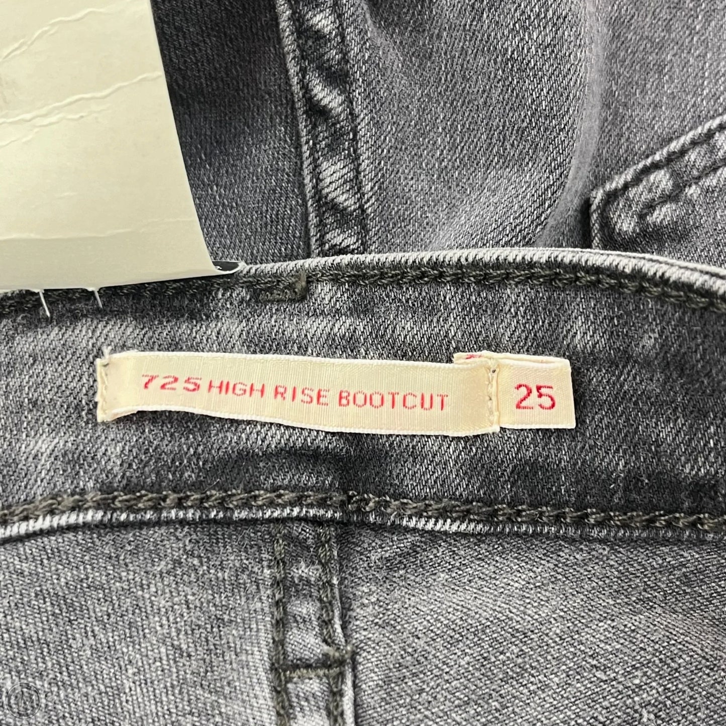 Jeans Boot Cut By Levis In Black Denim, Size: 2