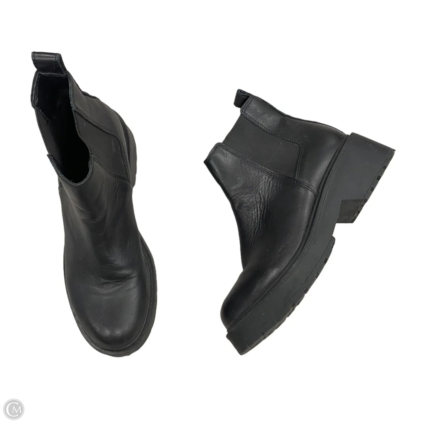 Boots Ankle Heels By Steve Madden In Black, Size: 8