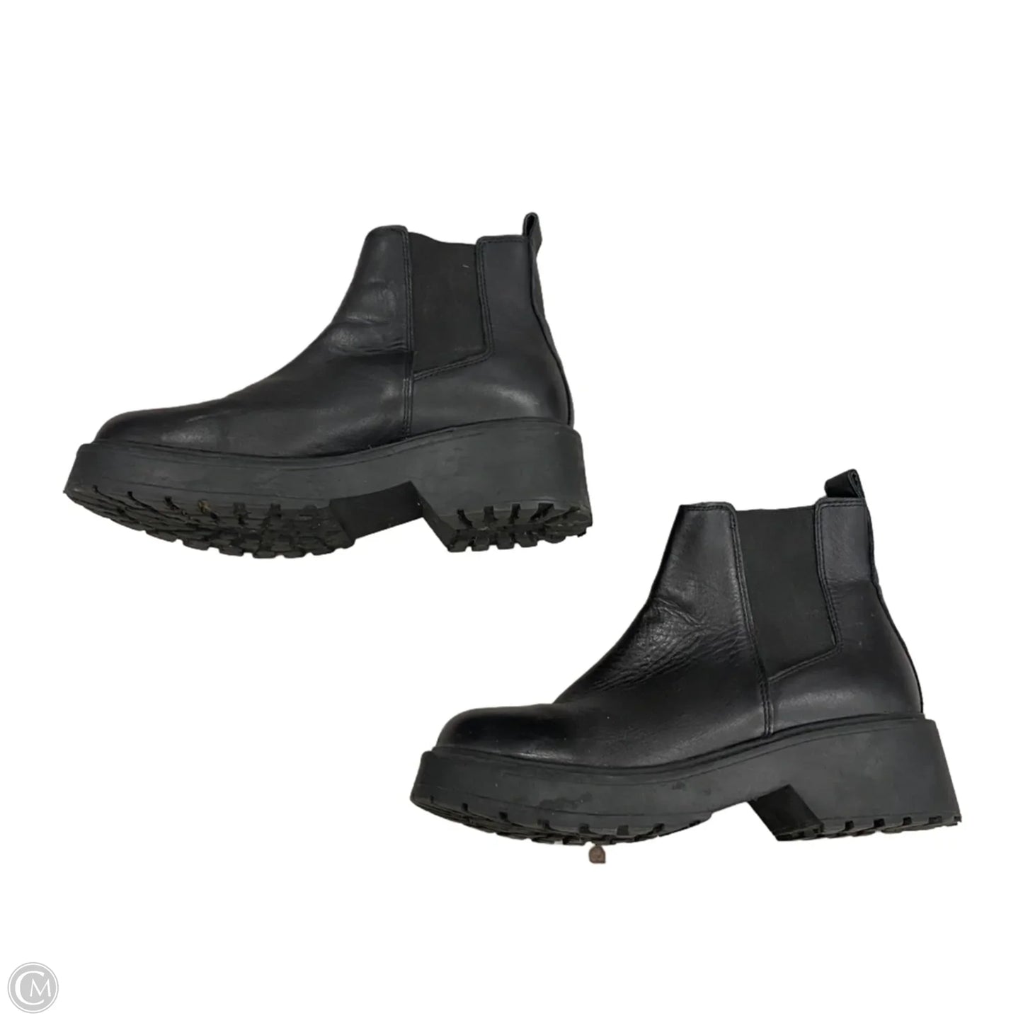 Boots Ankle Heels By Steve Madden In Black, Size: 8