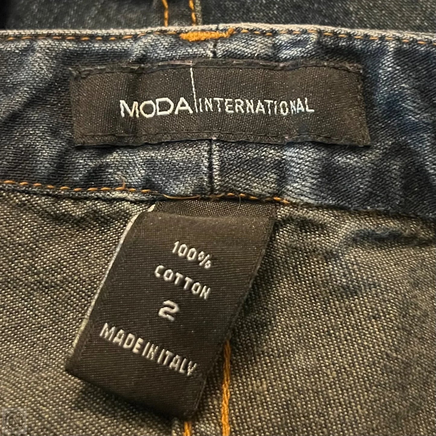 Skirt Maxi By Moda Intl In Blue Denim, Size: 2