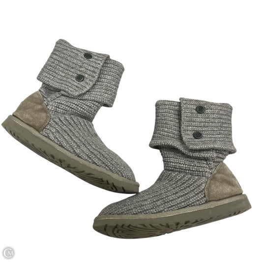 Boots Designer By Ugg In Grey, Size: 6