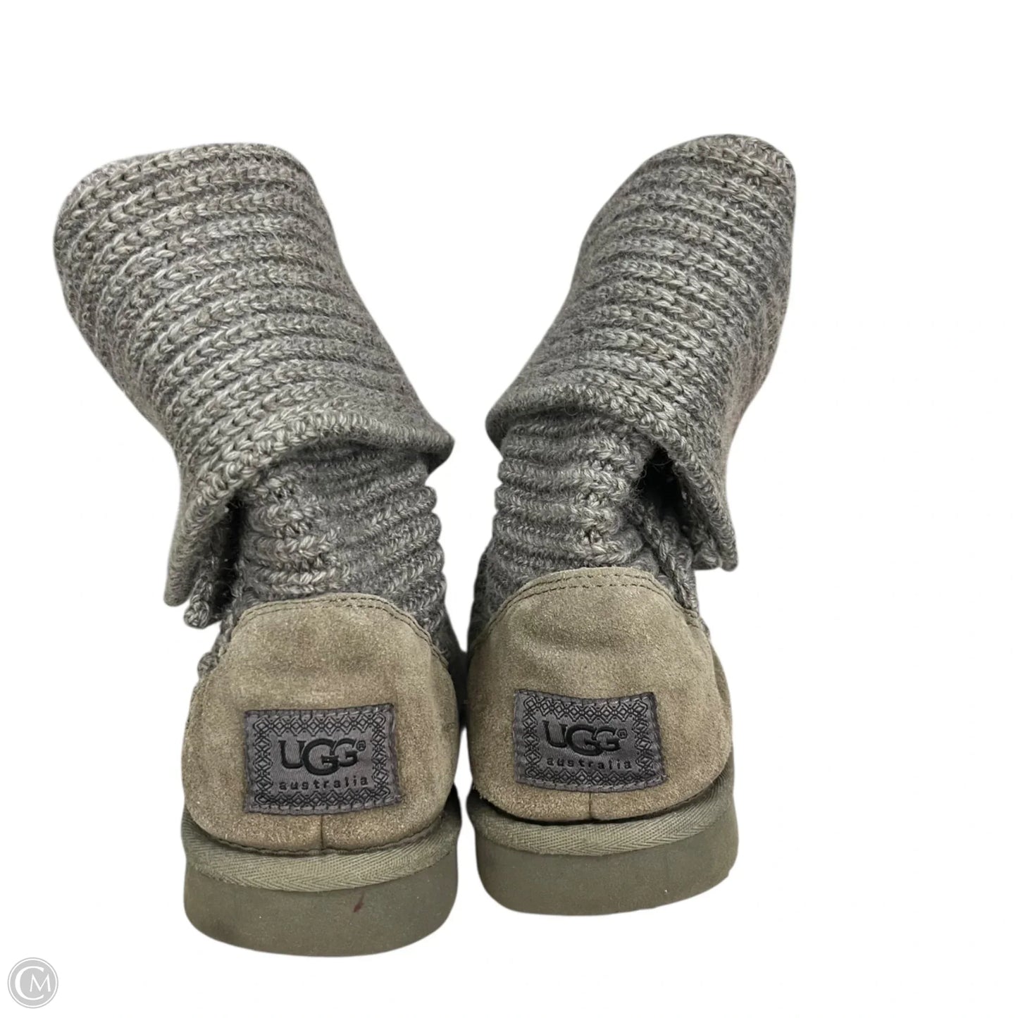 Boots Designer By Ugg In Grey, Size: 6