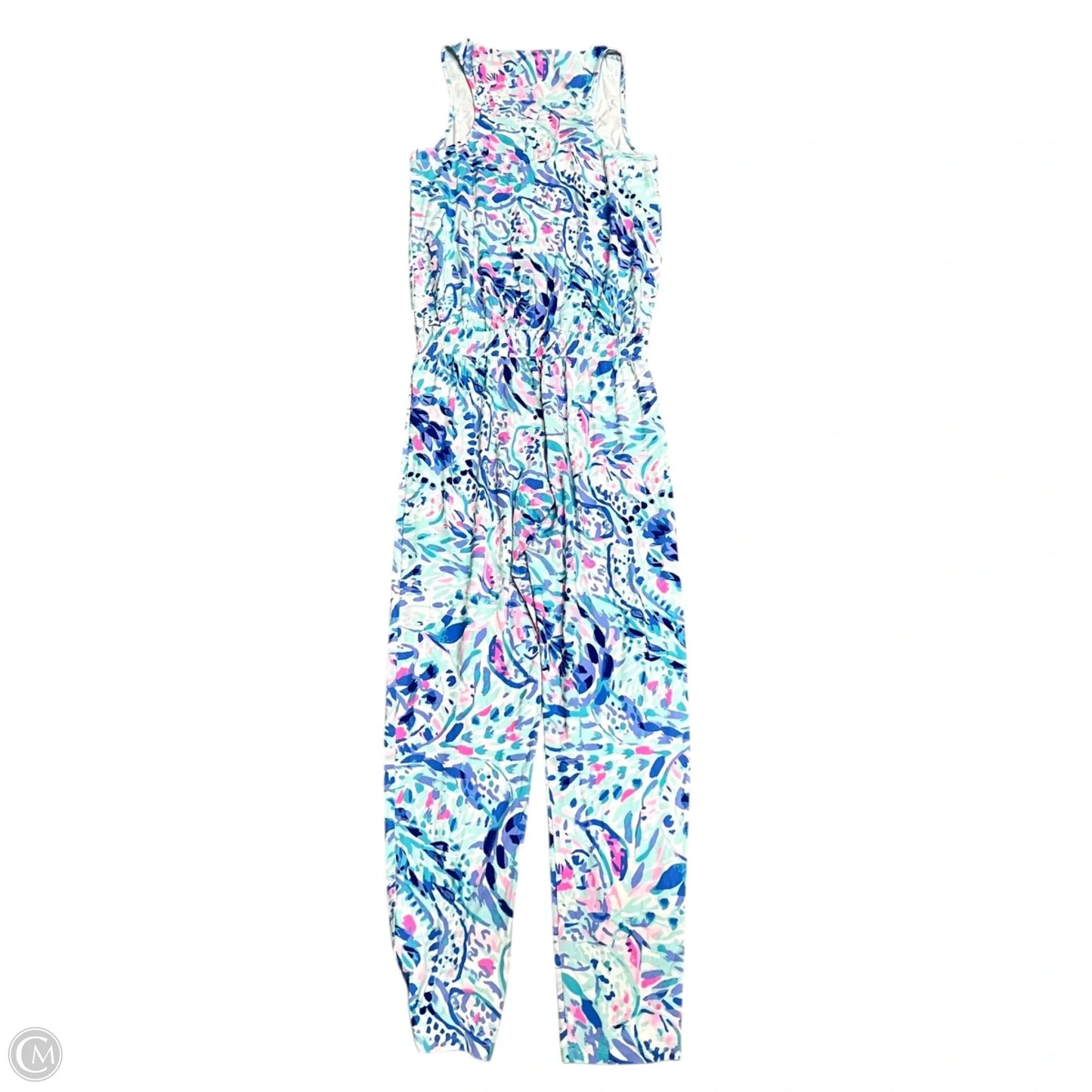 Jumpsuit Designer By Lilly Pulitzer In Blue & Pink, Size: Xs