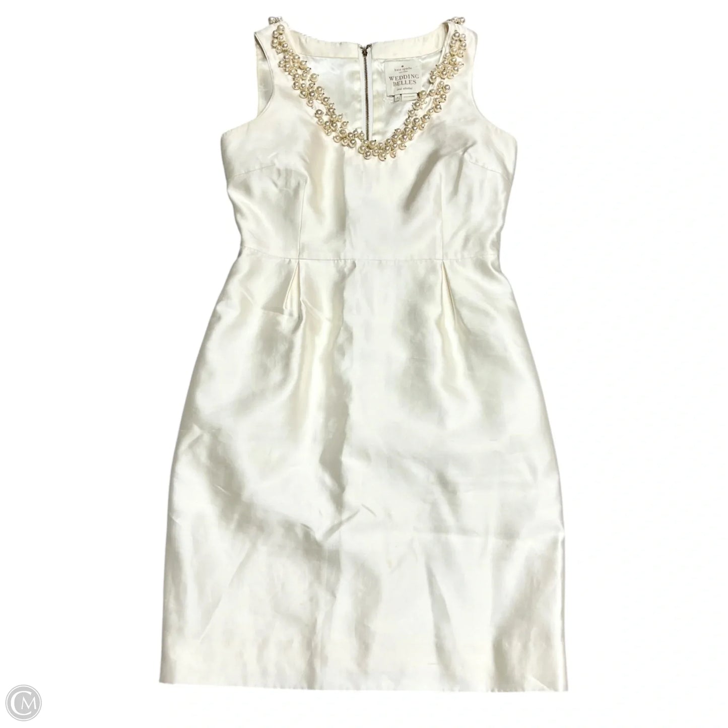 Dress Designer By Kate Spade In Cream, Size: 4