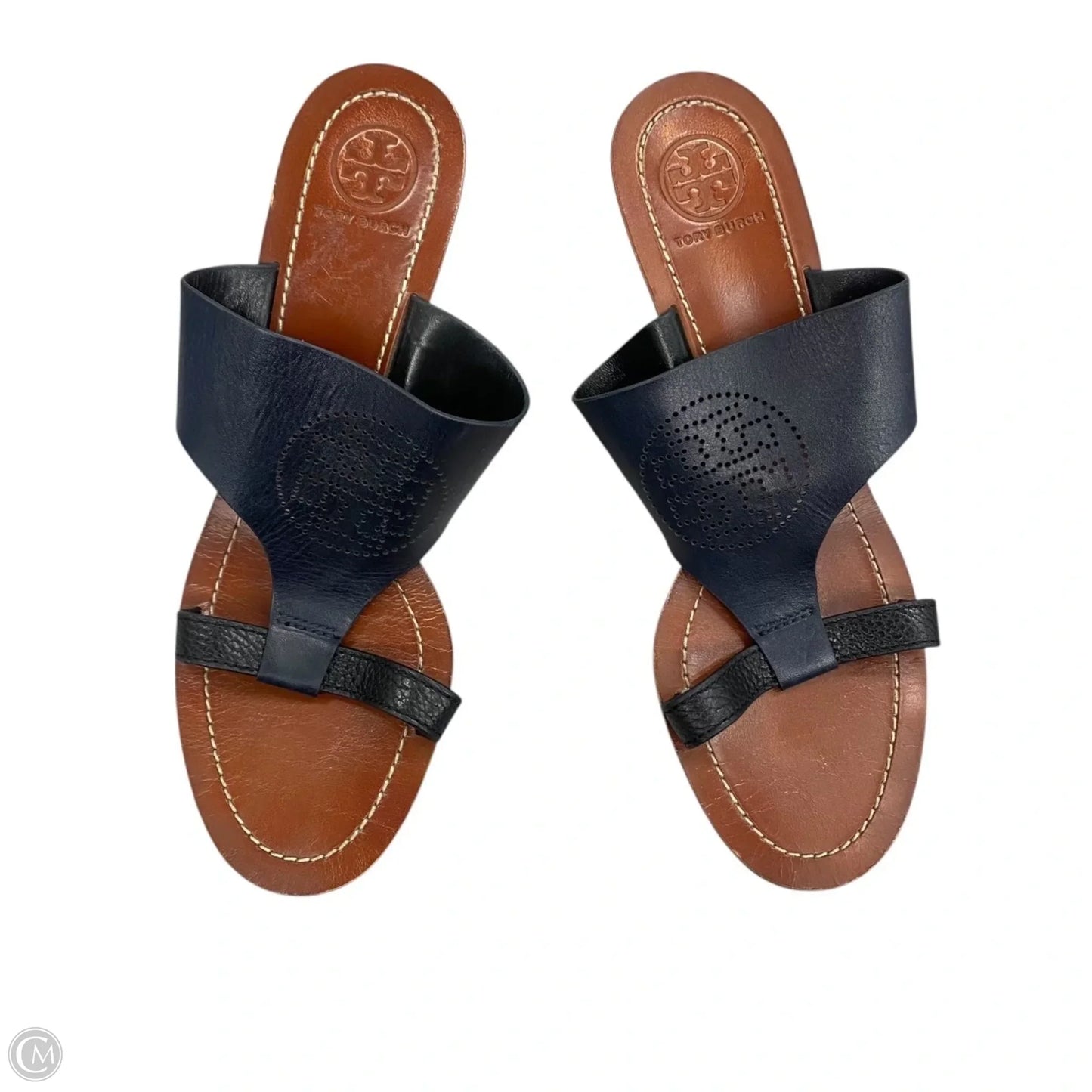 Sandals Designer By Tory Burch In Black, Size: 8