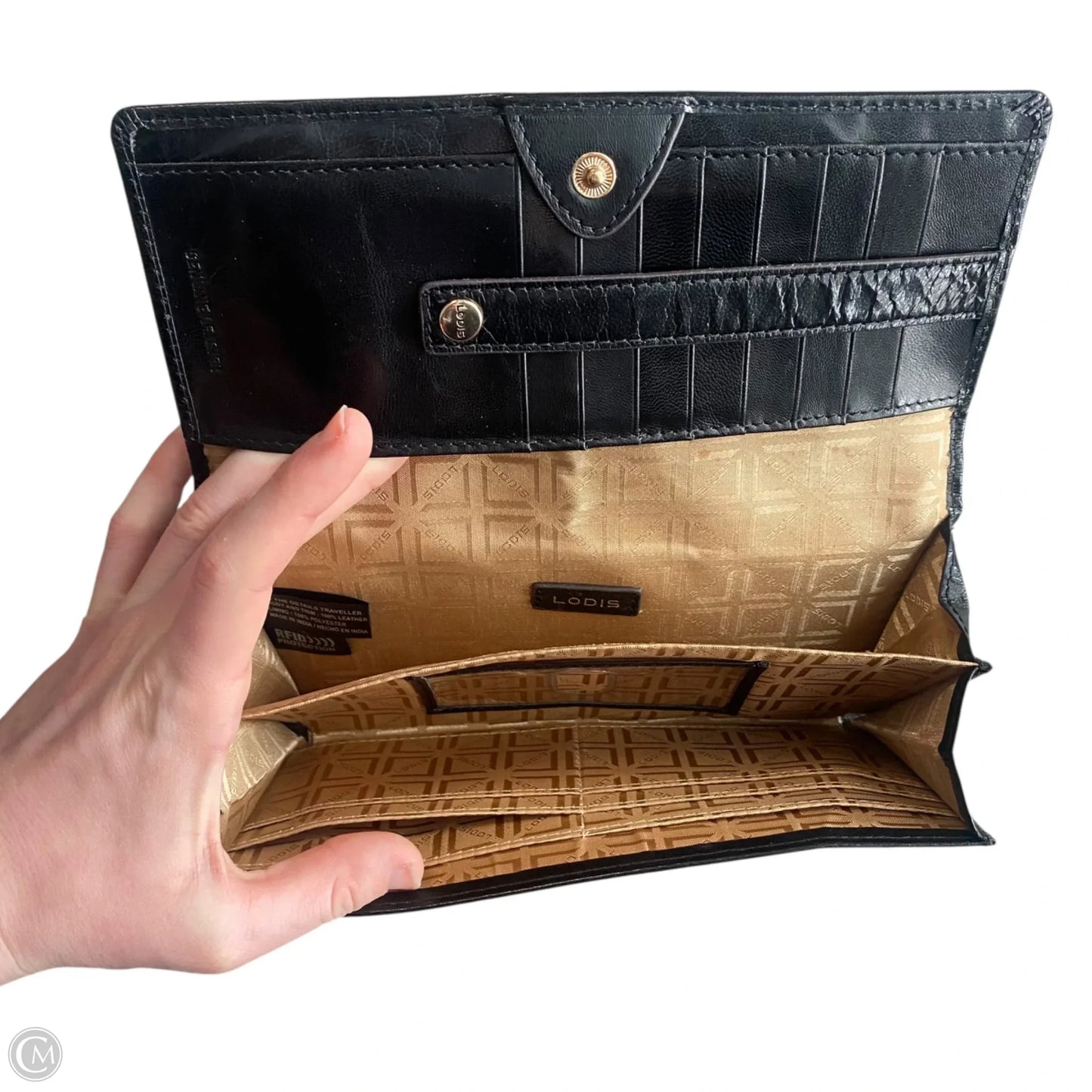 Crossbody Leather By Lodis, Size: Medium