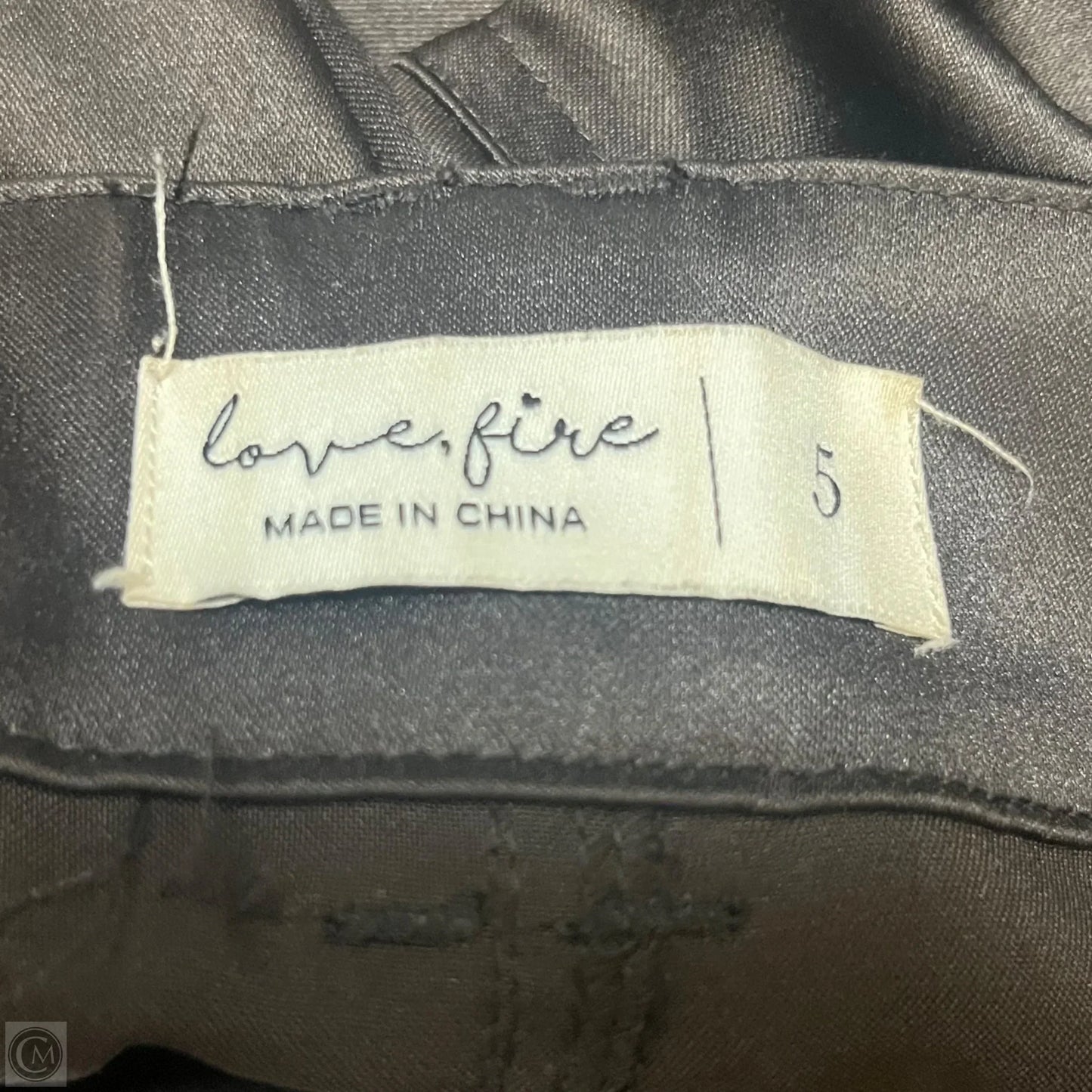 Pants Other By Love Fire In Grey, Size: 4