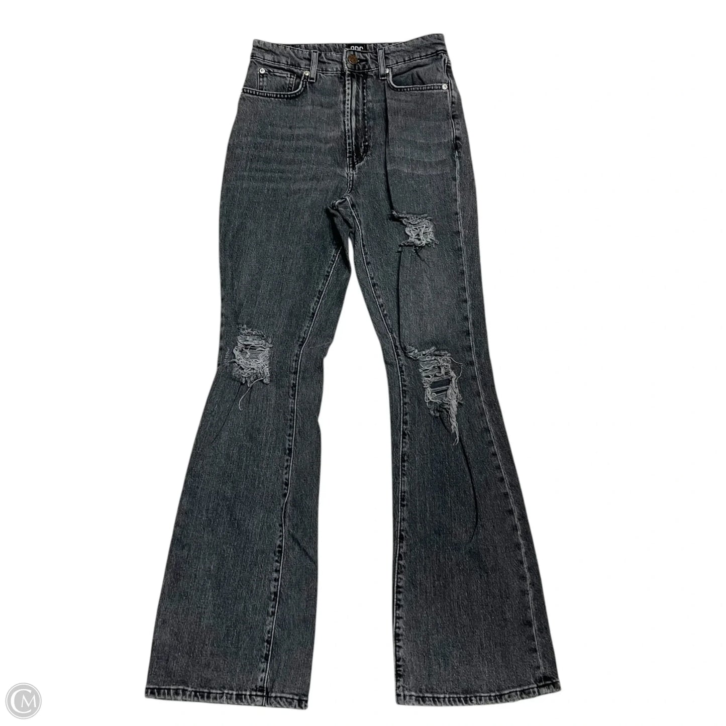 Jeans Flared By Bdg In Grey Denim, Size: 4