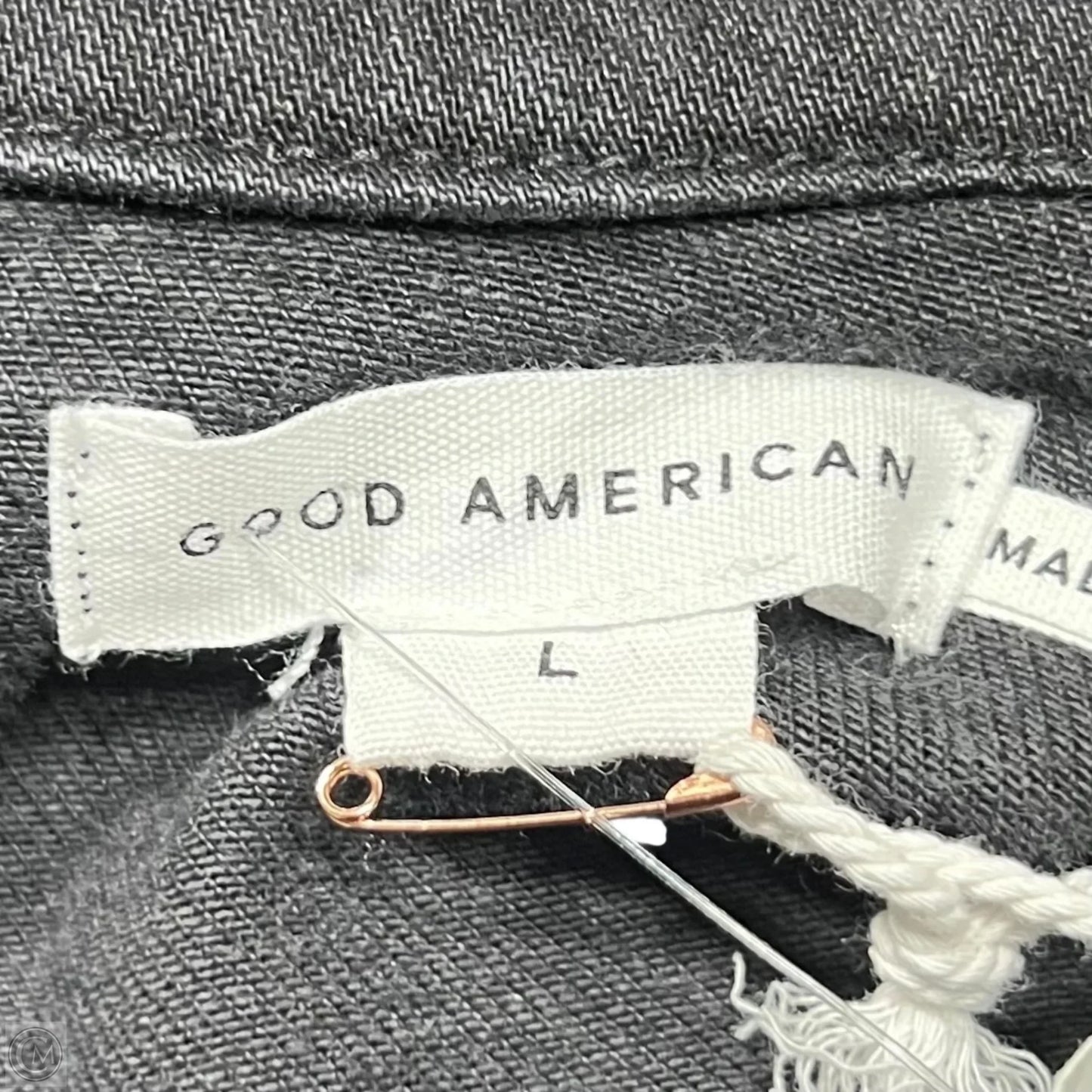 Jumpsuit By Good American In Black Denim, Size: L