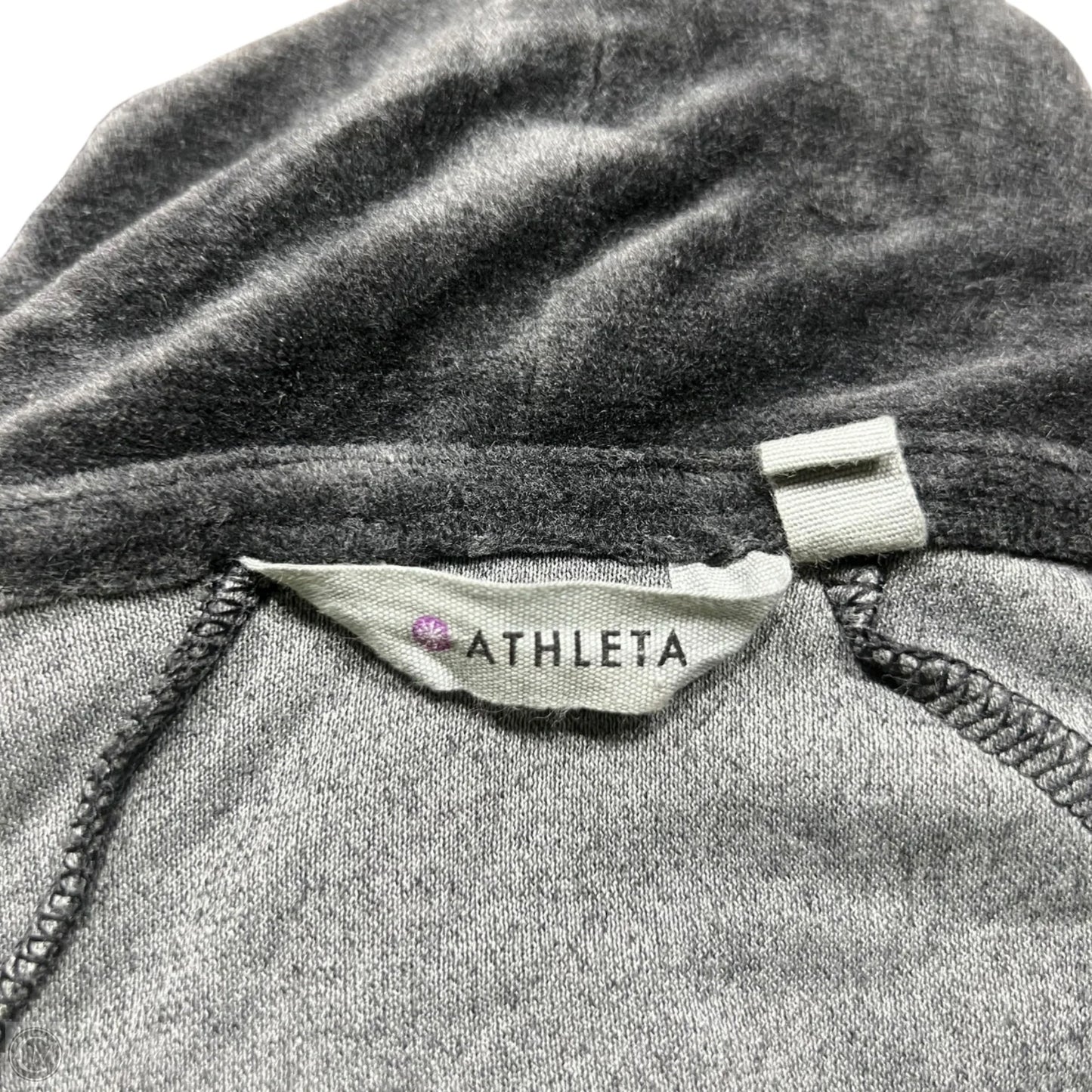 Sweatshirt Collar By Athleta In Grey, Size: Xxs