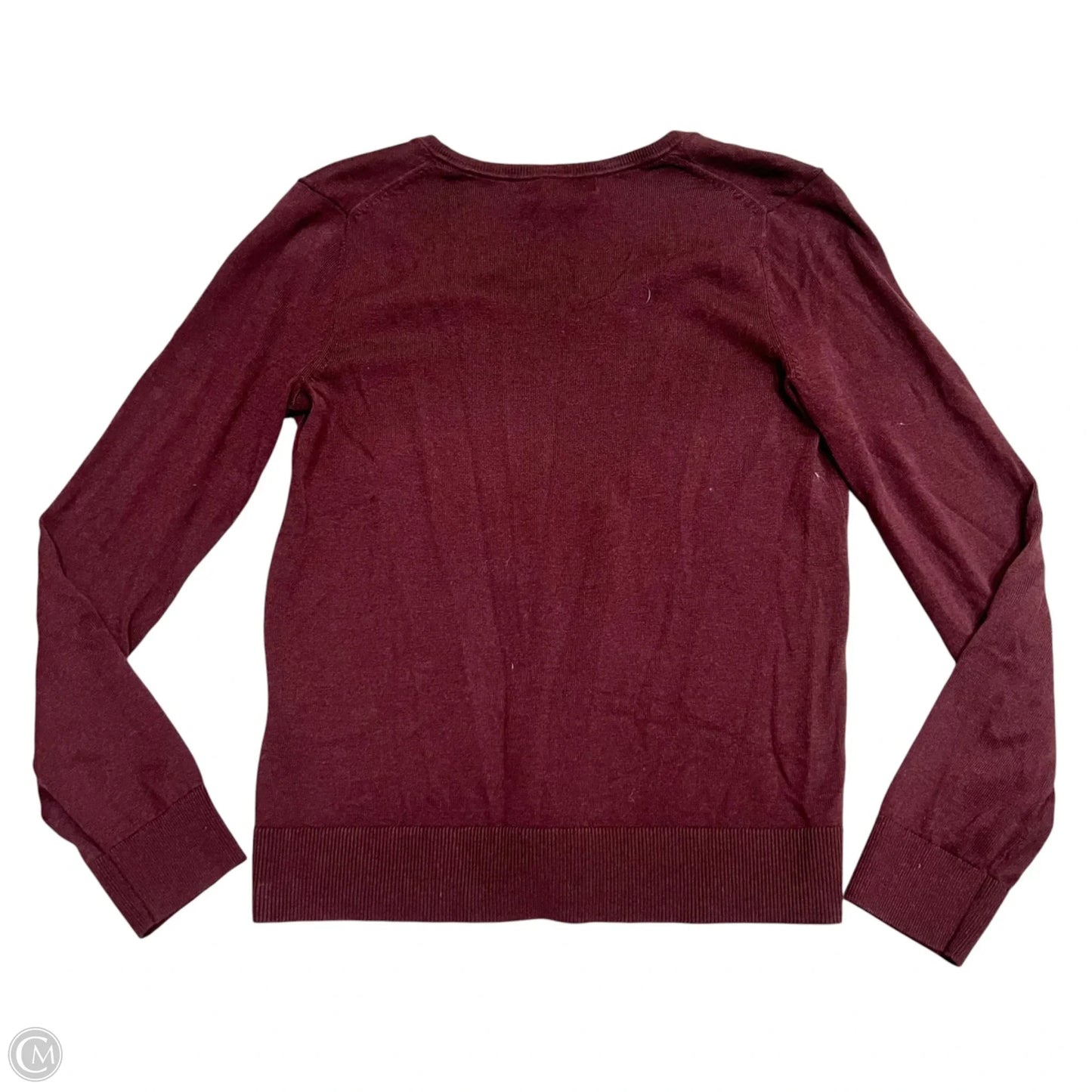 Sweater By Banana Republic In Maroon, Size: S