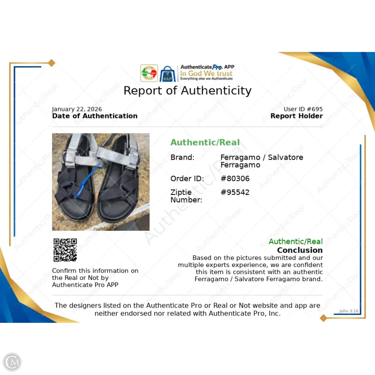 Sandals Luxury Designer By Ferragamo In Black & Silver, Size: 8