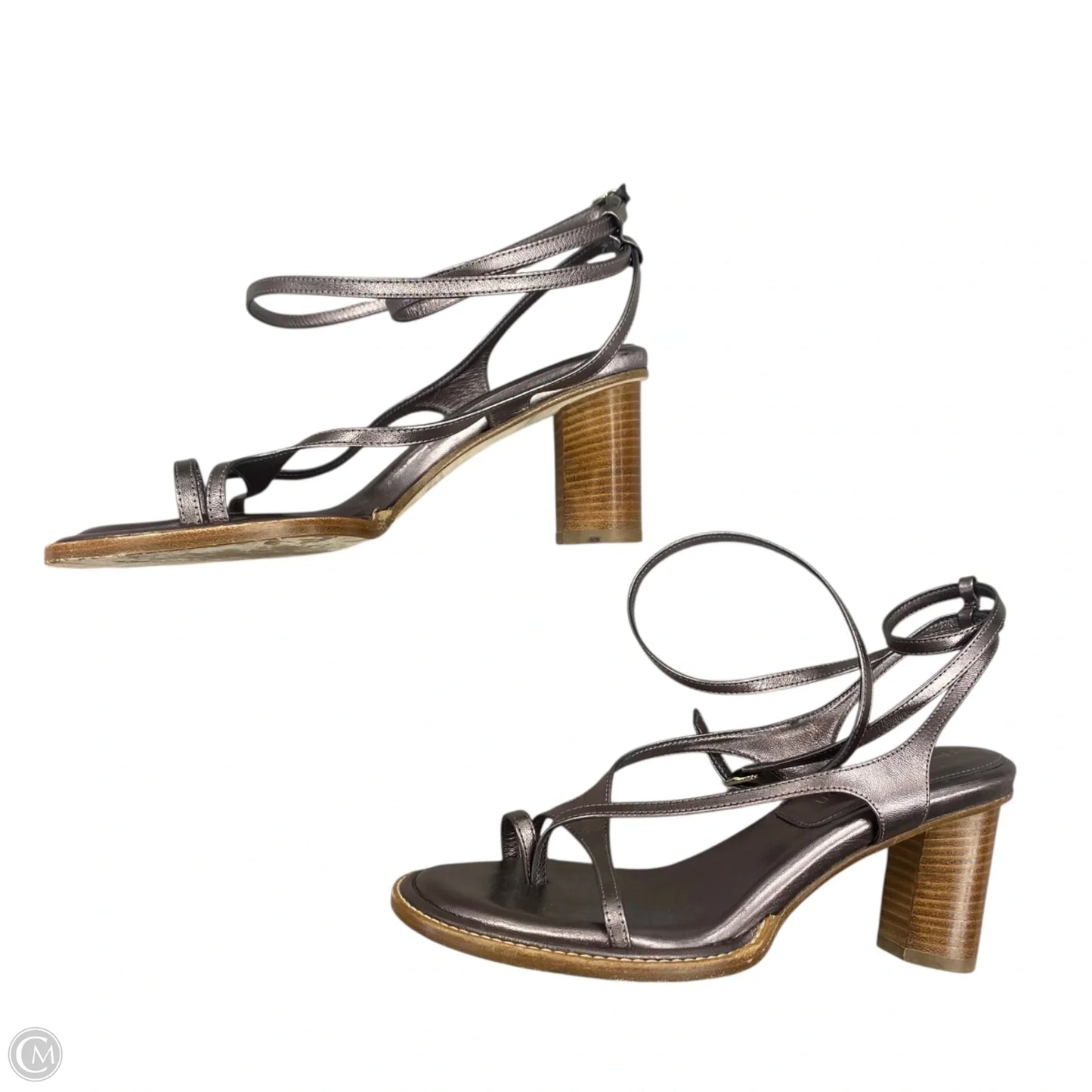 Sandals Heels Block By Tamara Mellon In Purple, Size: 6.5