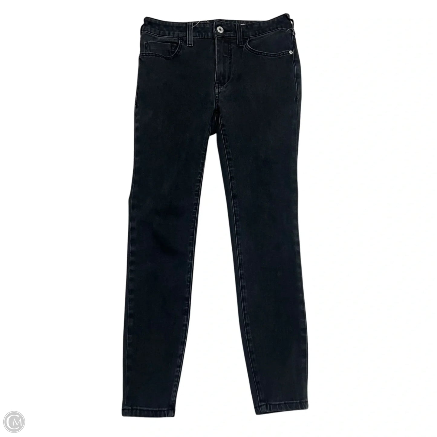 Jeans Skinny By Pilcro In Black Denim, Size: 4