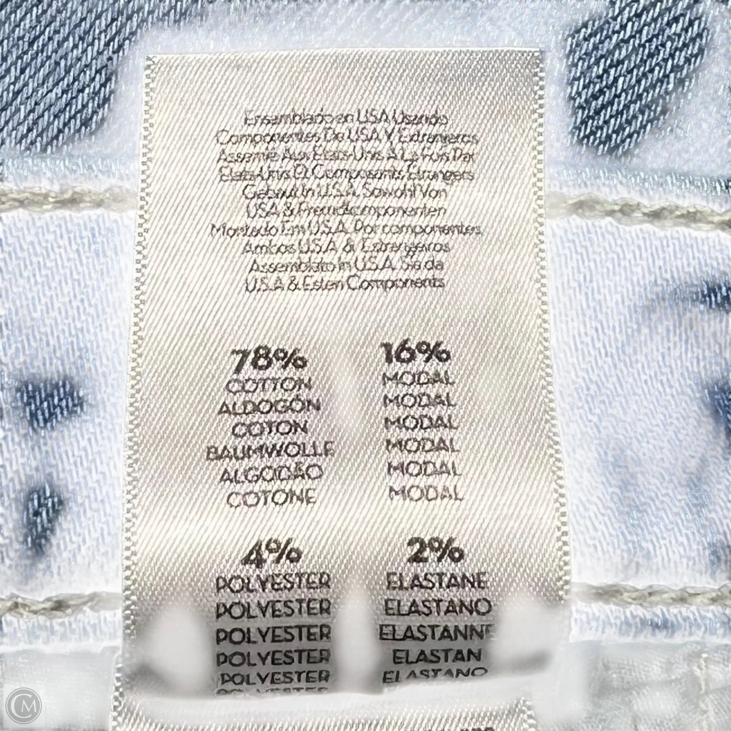 Jeans Flared By Mother In Blue Denim, Size: 4