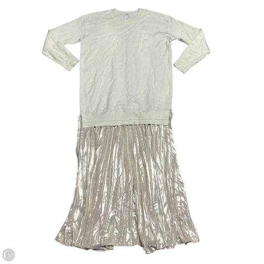 Dress Casual Maxi By Anthropologie In Cream, Size: S