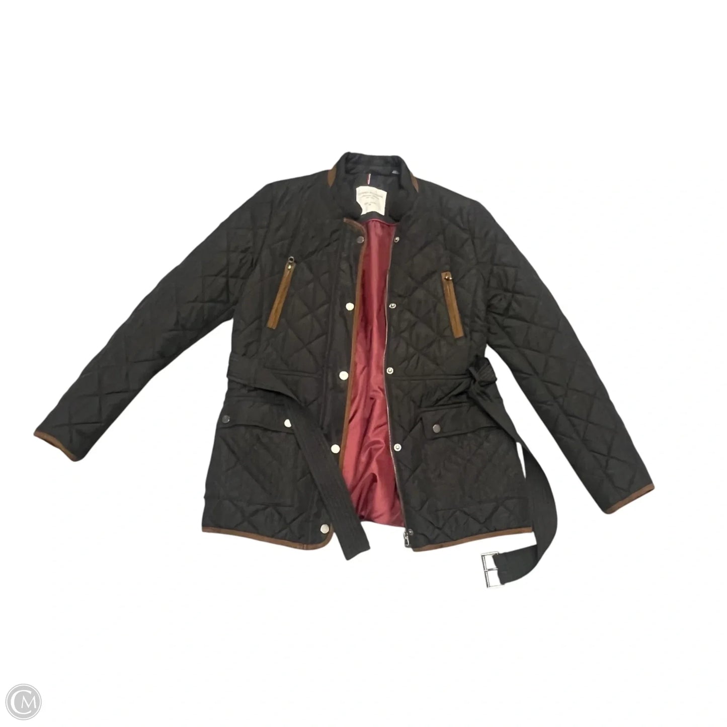 Jacket Puffer & Quilted By Tommy Hilfiger In Black, Size: L