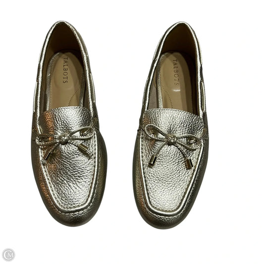 Shoes Flats By Talbots In Gold, Size: 7.5