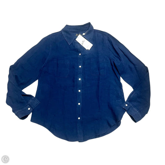 Top Long Sleeve Designer By Lilly Pulitzer In Navy, Size: M
