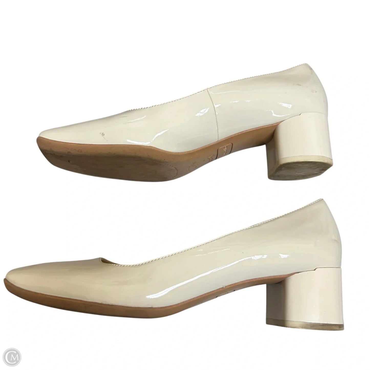 Shoes Heels Block By Franco Sarto In Cream, Size: 8.5