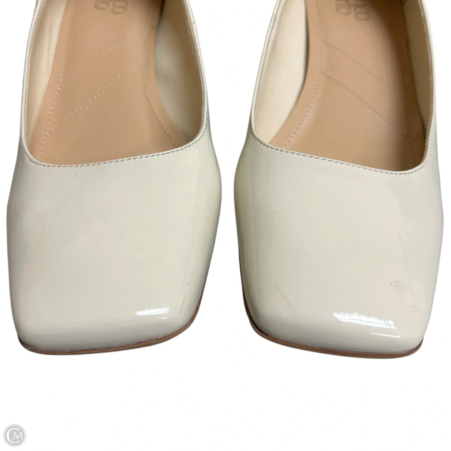 Shoes Heels Block By Franco Sarto In Cream, Size: 8.5