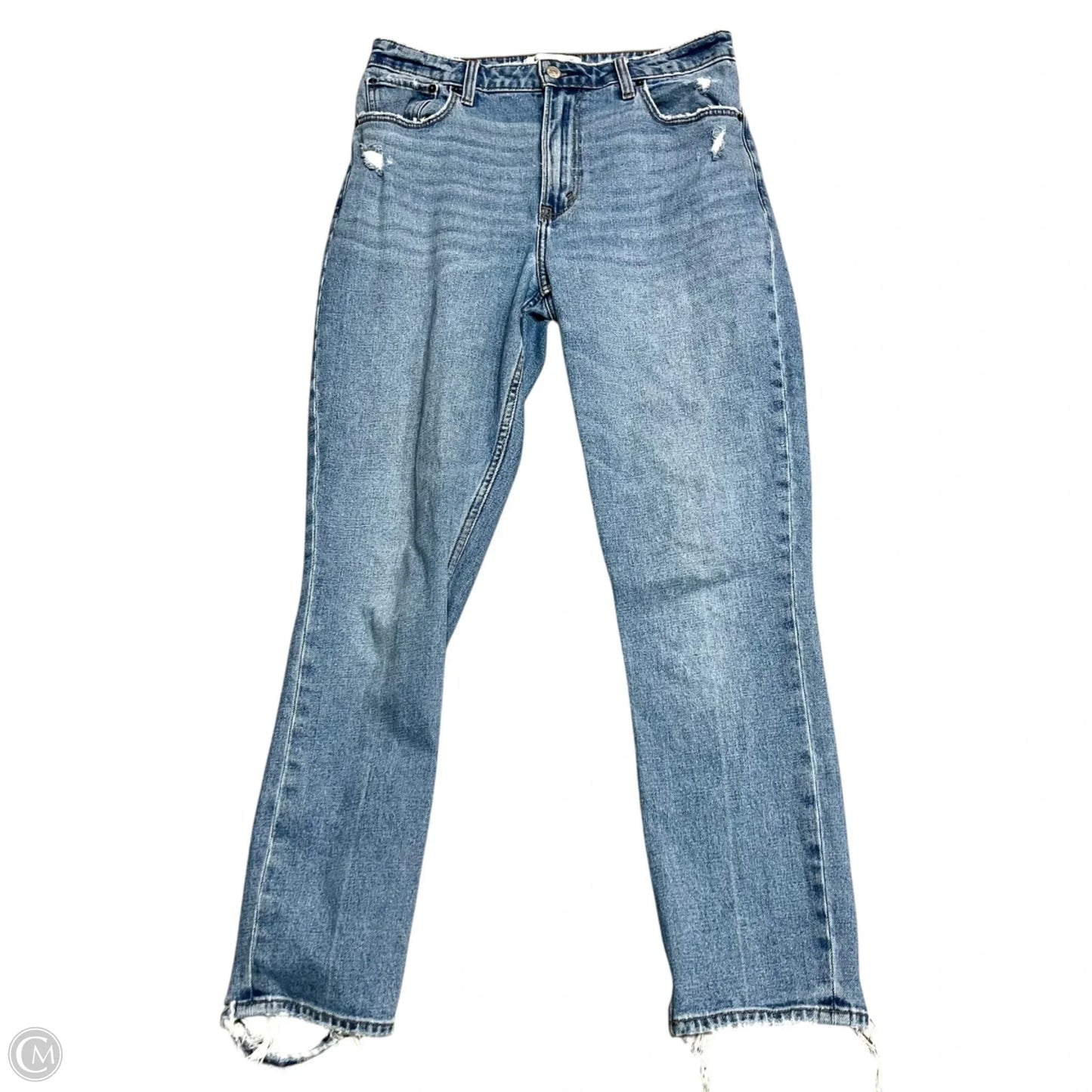 Jeans Skinny By Abercrombie And Fitch In Blue Denim, Size: 6