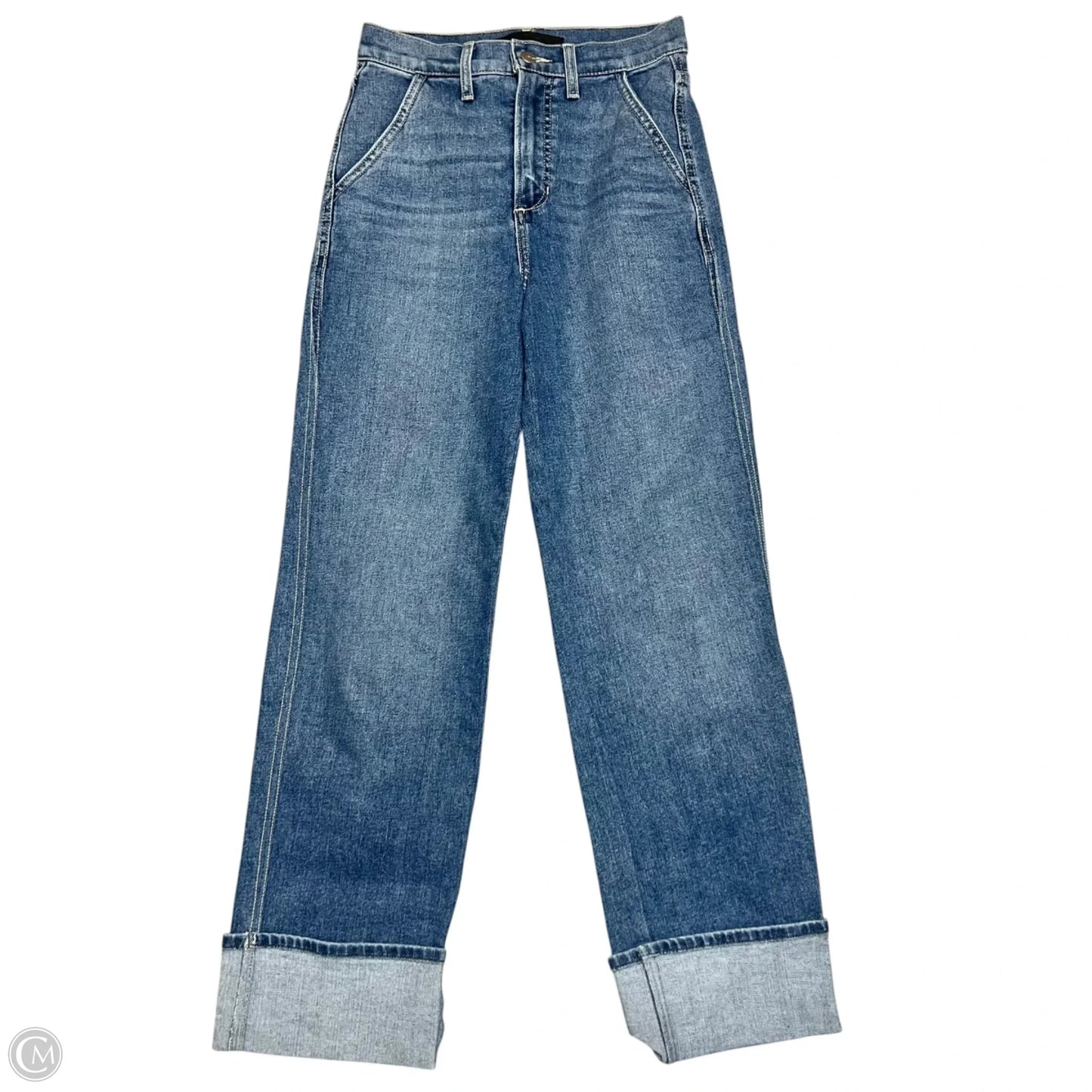Jeans Cropped By Joes Jeans In Blue Denim, Size: 0