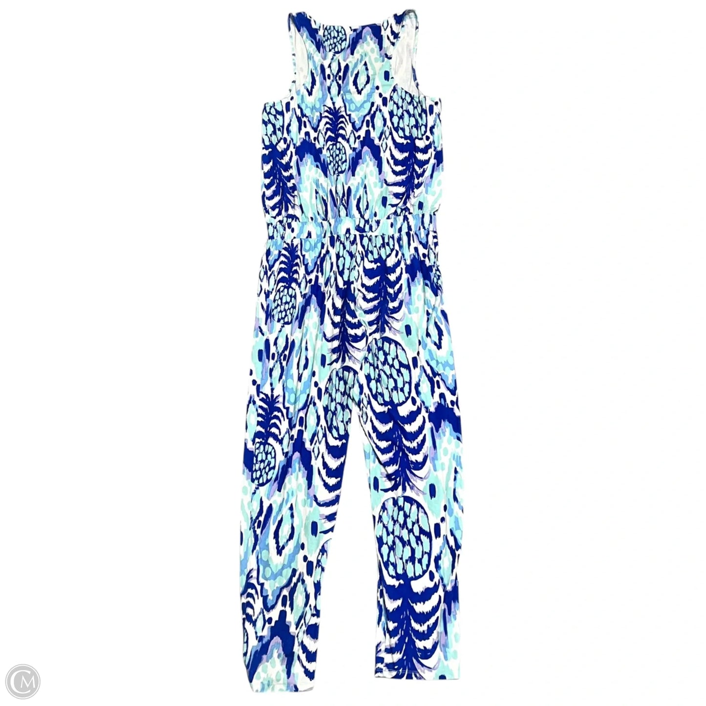 Jumpsuit Designer By Lilly Pulitzer In Blue & Purple, Size: M