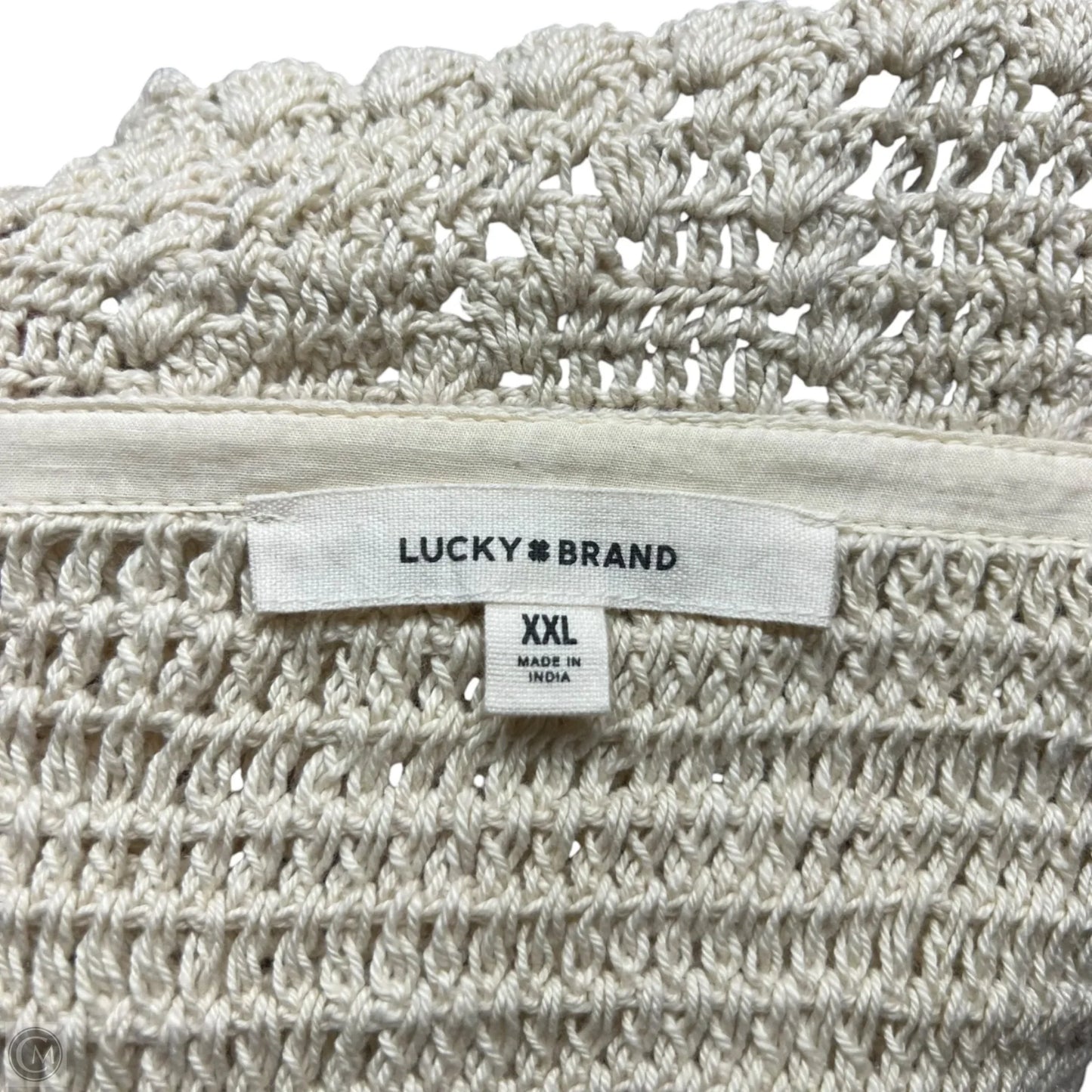Top Sleeveless By Lucky Brand In Tan, Size: Xxl