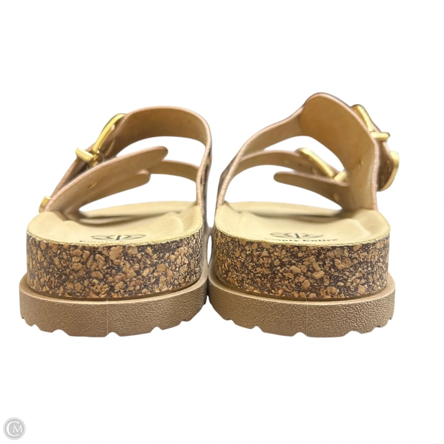 Sandals Flats By Empty Entire In Animal Print, Size: 11