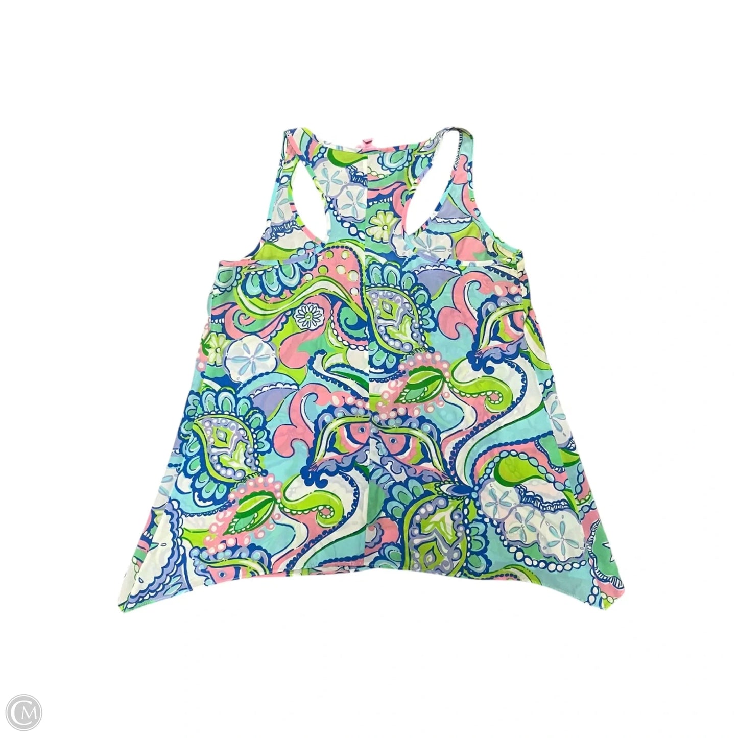 Top Sleeveless Designer By Lilly Pulitzer In Blue & Green, Size: S