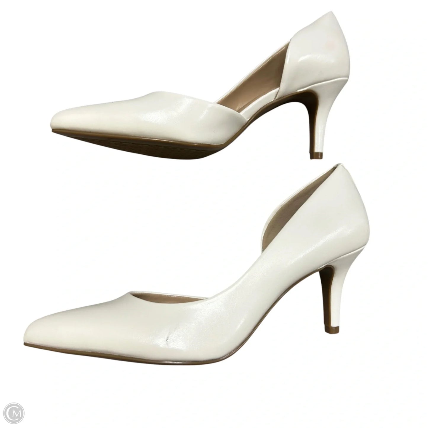 Shoes Heels Stiletto By Kelly And Katie In White, Size: 9