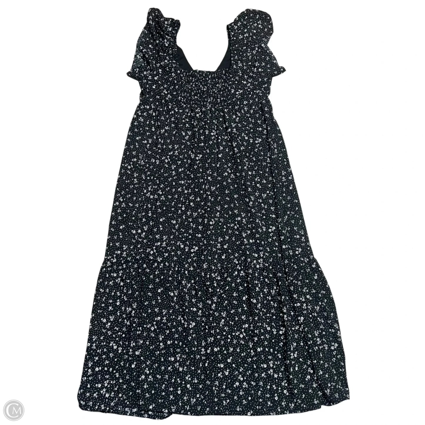 Dress Casual Maxi By Universal Thread In Black & White, Size: L