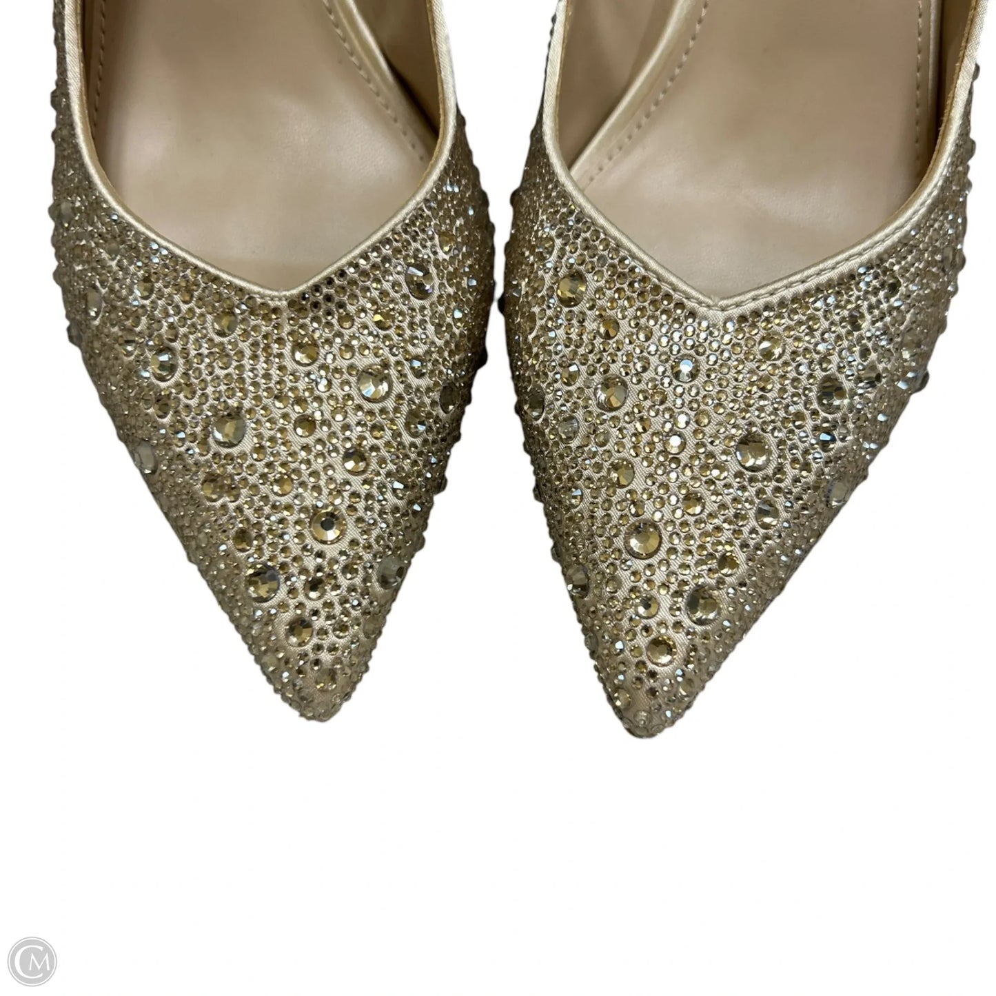 Shoes Heels Stiletto By Nicole Miller In Gold & Silver, Size: 9