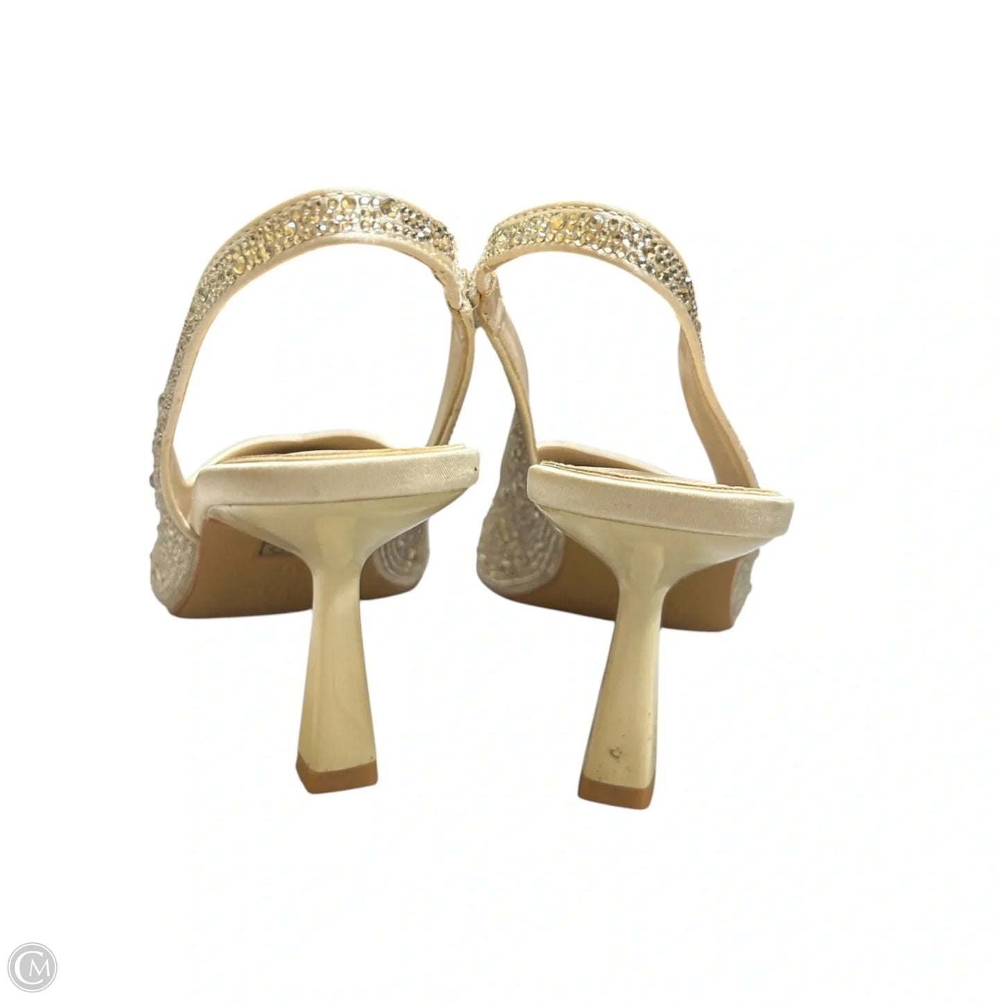 Shoes Heels Stiletto By Nicole Miller In Gold & Silver, Size: 9