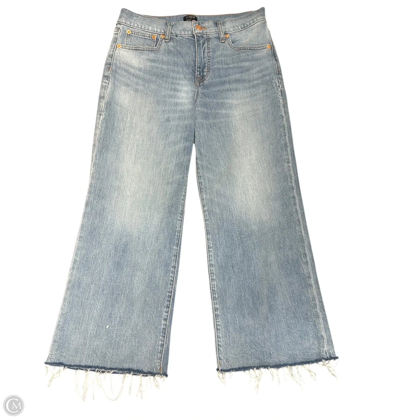 Jeans Cropped By J. Crew In Blue Denim, Size: 2