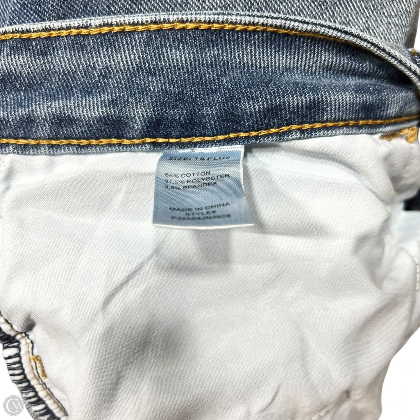Jeans Boyfriend By Fashion Nova In Blue Denim, Size: 18
