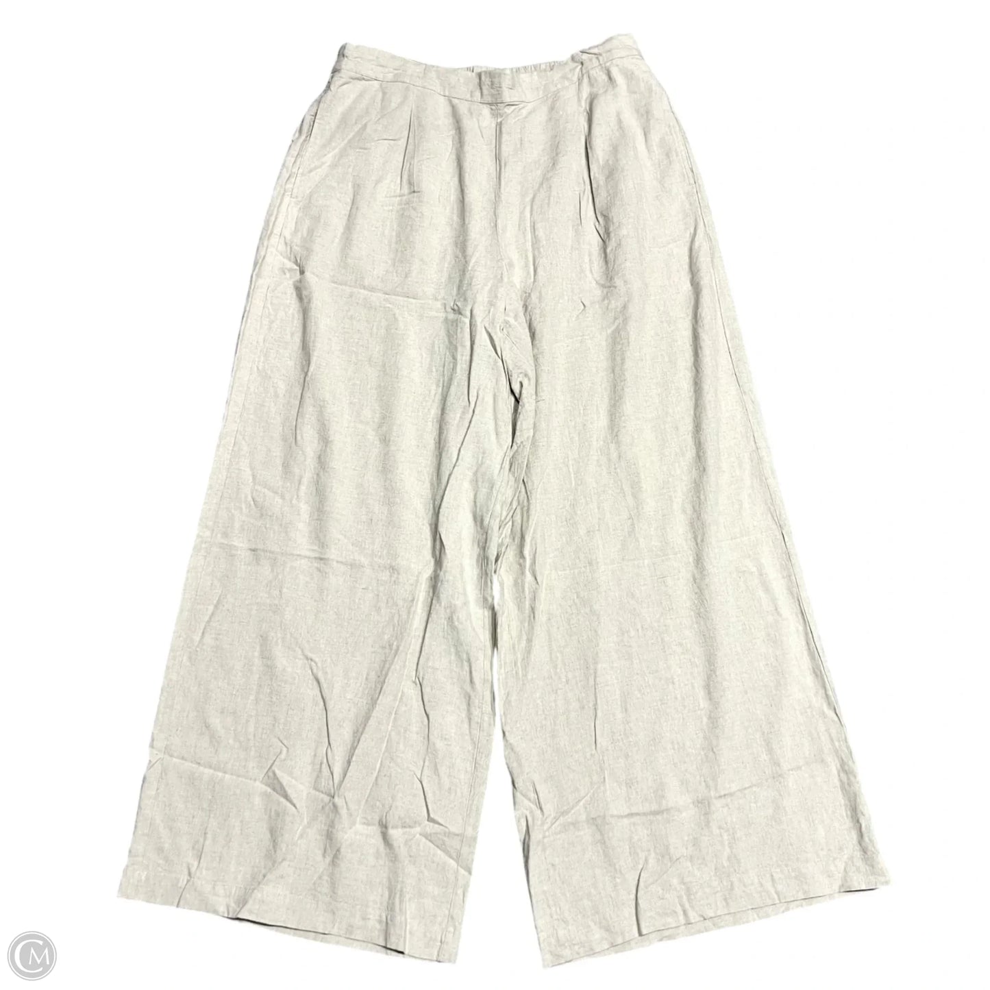 Pants Linen By Madewell In Tan, Size: Xl