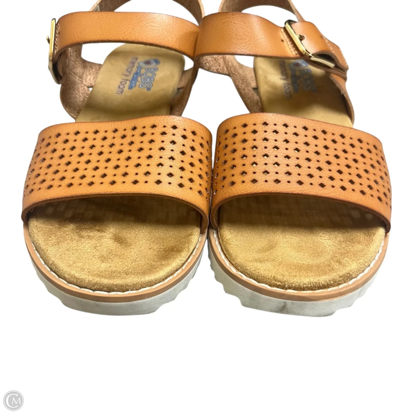 Sandals Flats By Bobs In Tan, Size: 8