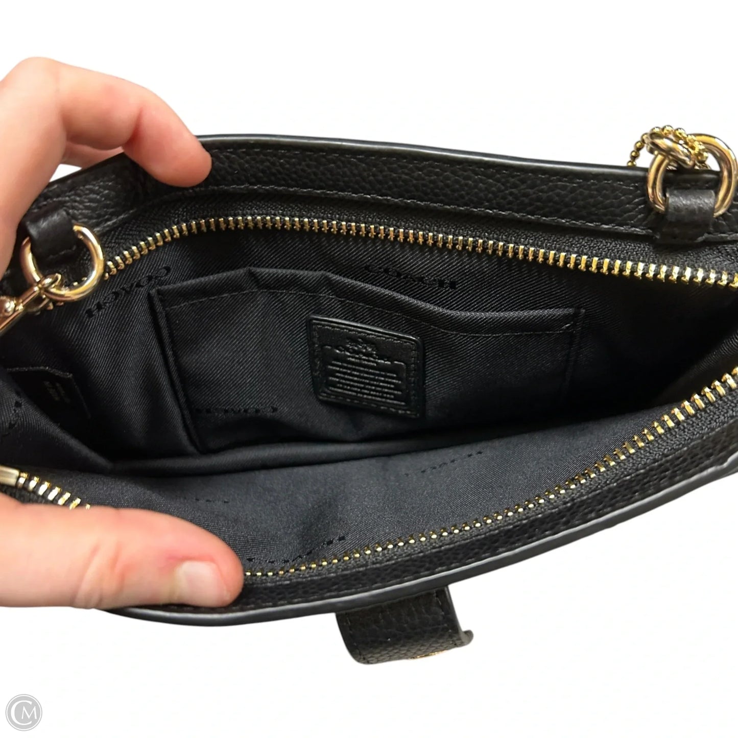 Crossbody Designer By Coach, Size: Small