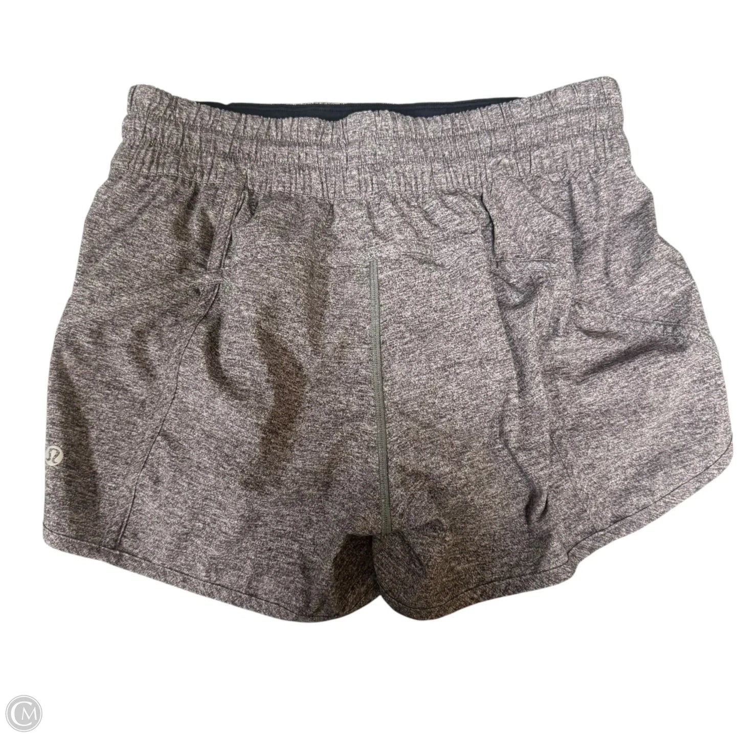 Athletic Shorts By Lululemon In Grey, Size: 8