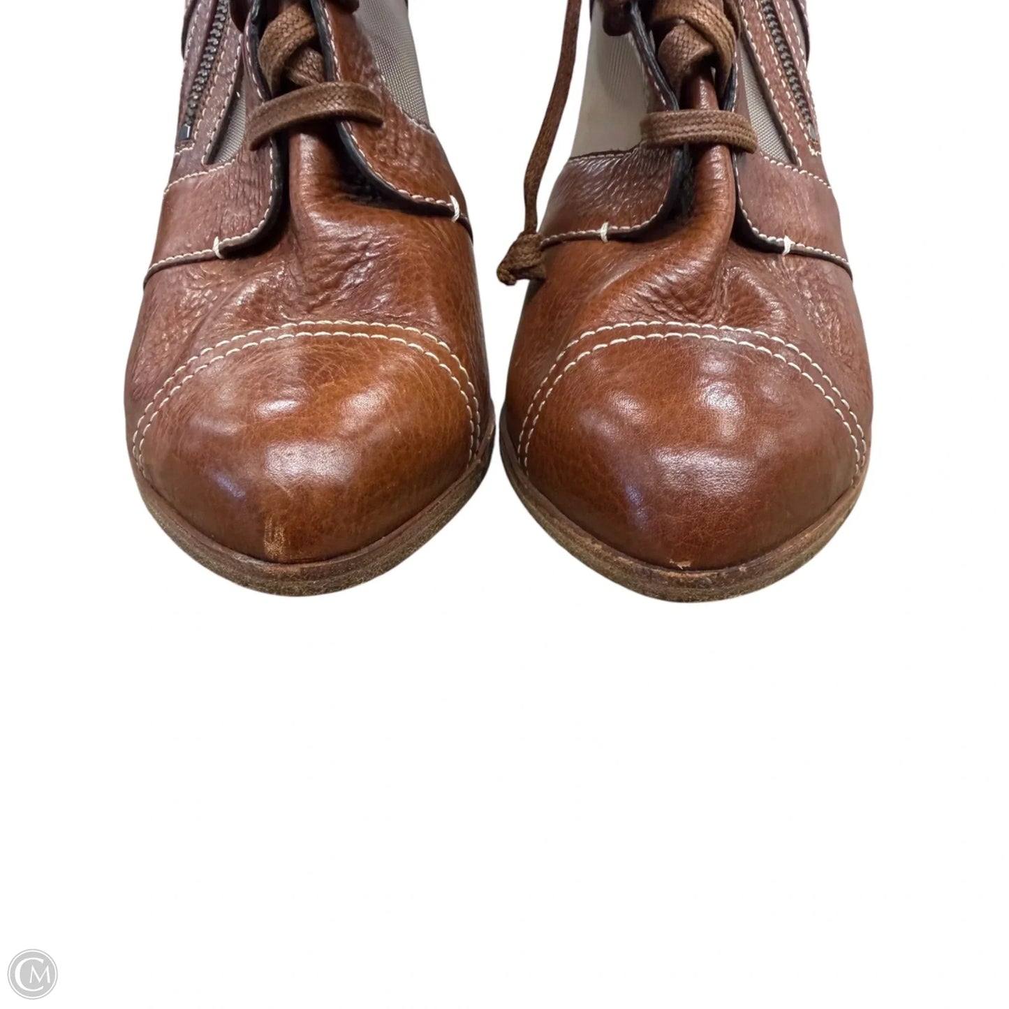 Boots Mid-calf Heels By Reed Krakoff In Brown, Size: 9.5