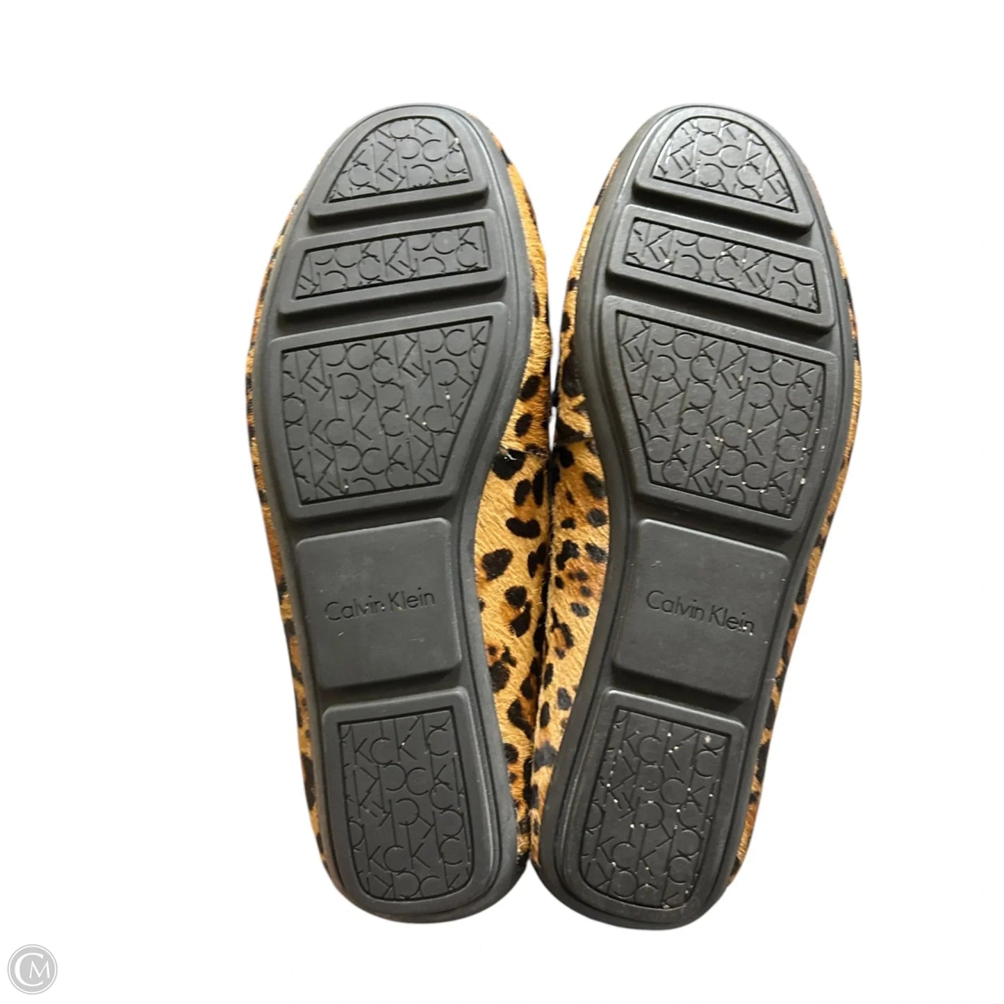 Shoes Flats By Calvin Klein In Animal Print, Size: 6