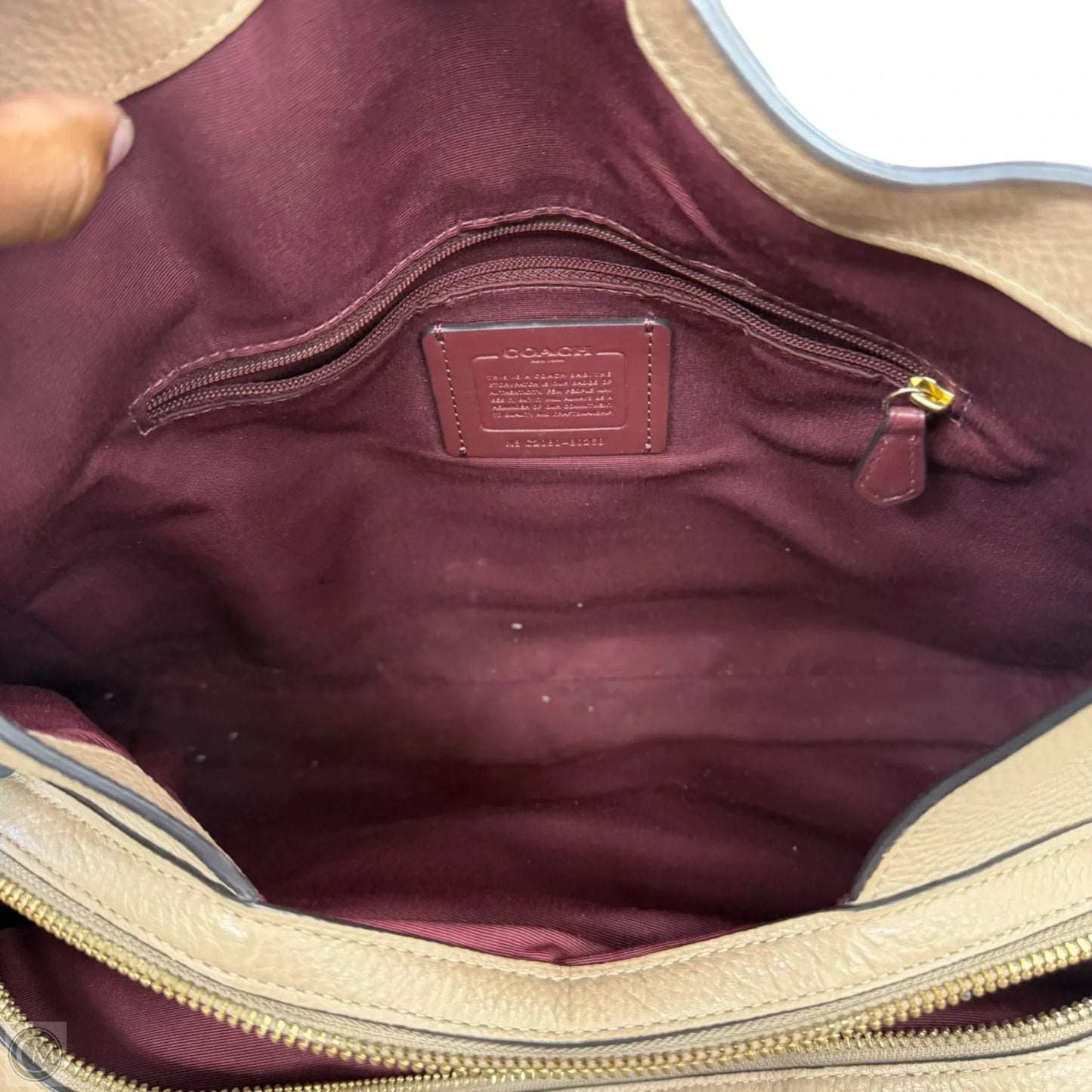 Handbag Designer By Coach, Size: Medium