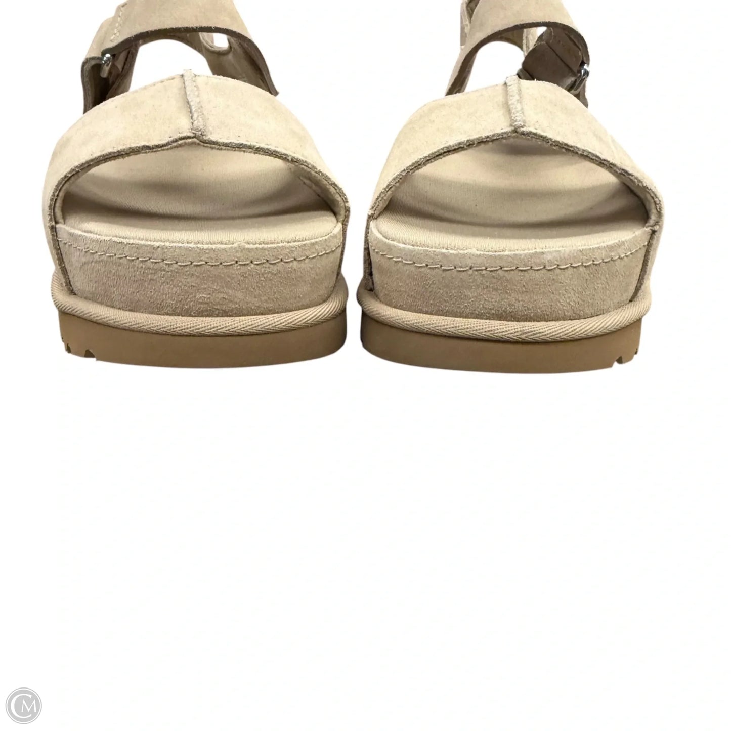 Sandals Designer By Ugg In Tan, Size: 8.5