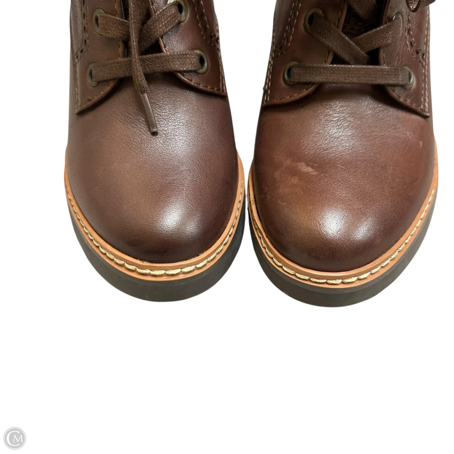 Boots Knee Heels By Naturalizer In Brown, Size: 5.5