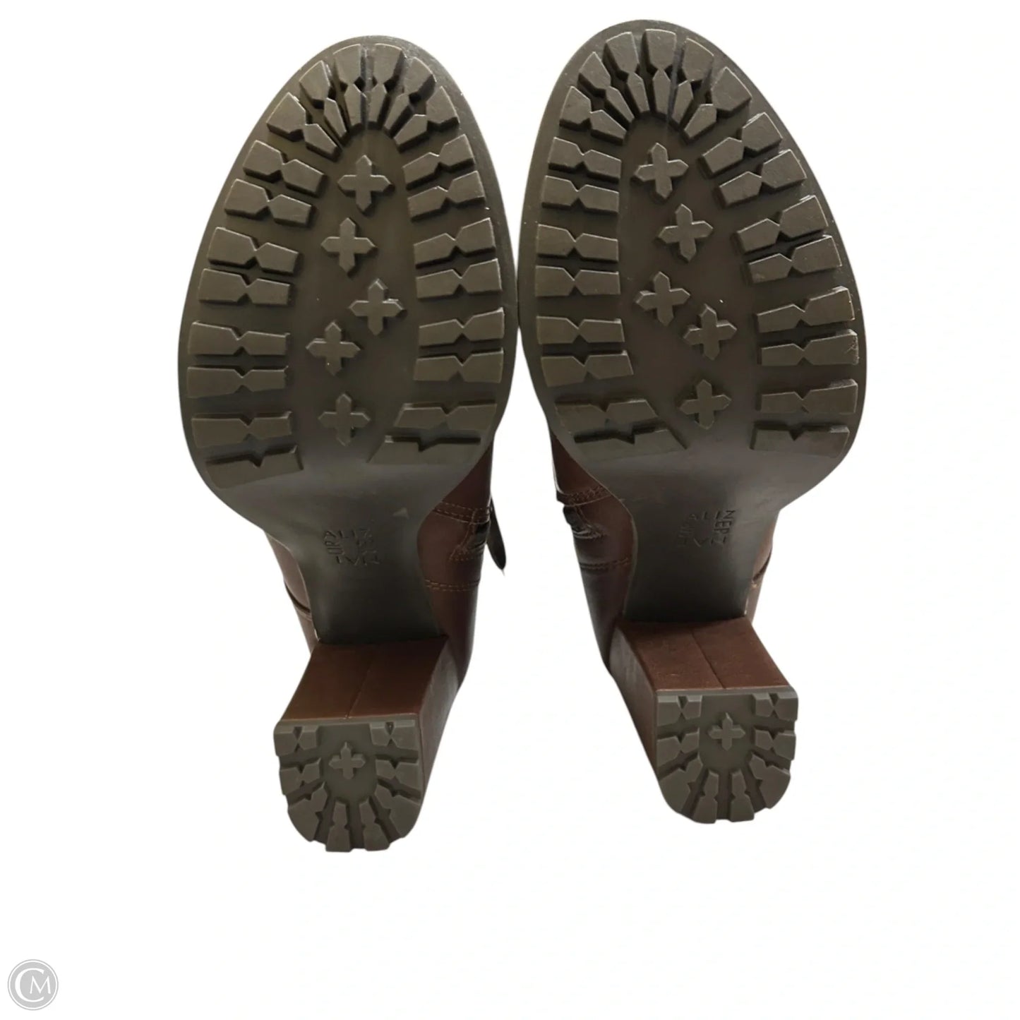 Boots Knee Heels By Naturalizer In Brown, Size: 5.5