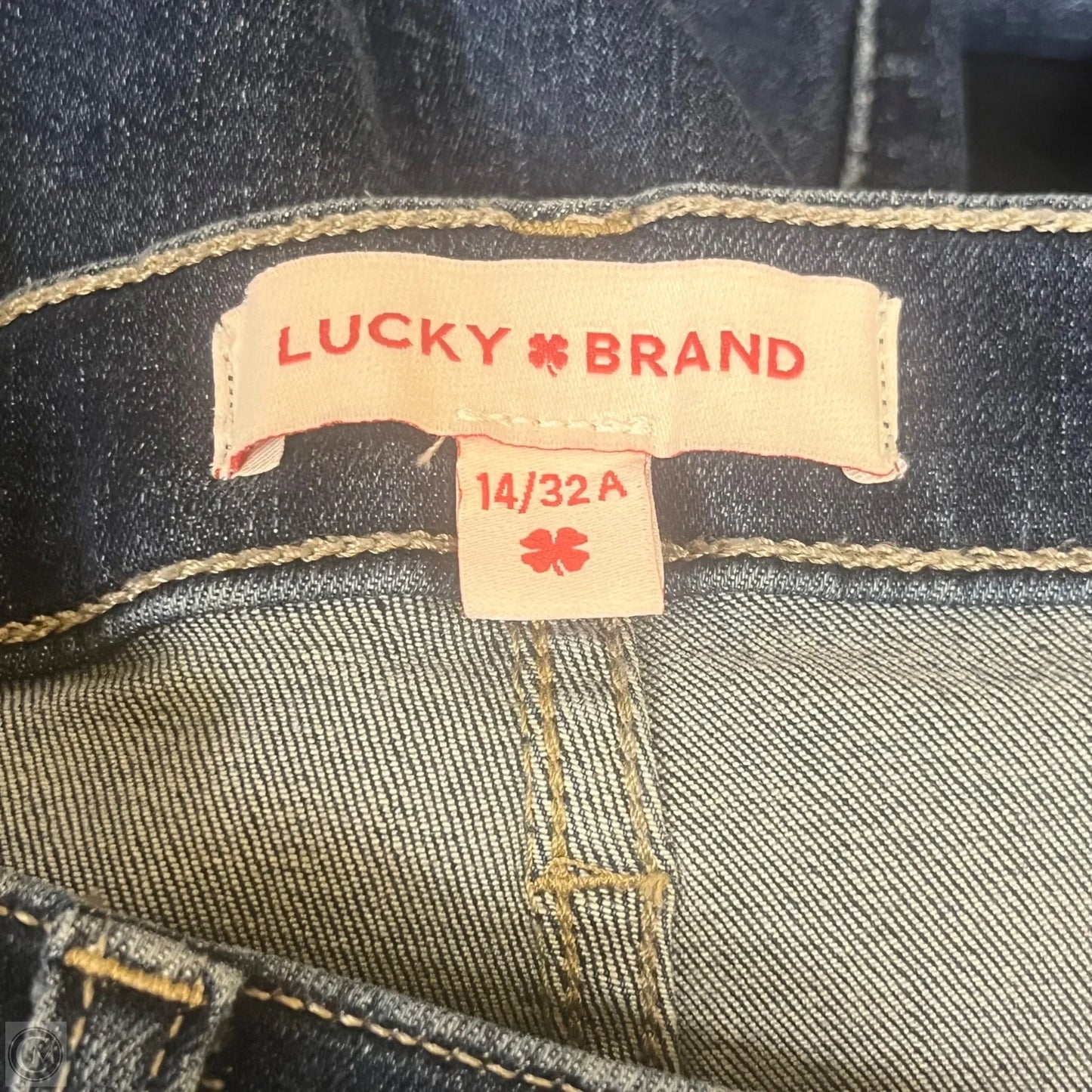 Jeans Straight By Lucky Brand In Blue, Size: 14