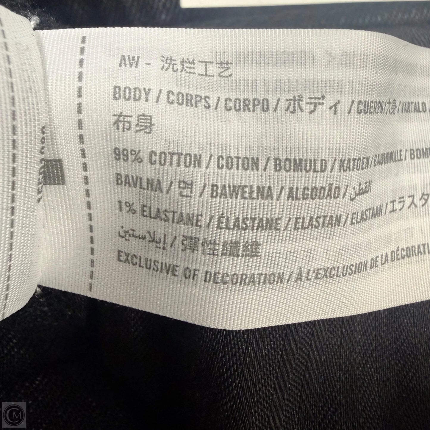 Jeans Straight By Abercrombie And Fitch In Black Denim, Size: 8