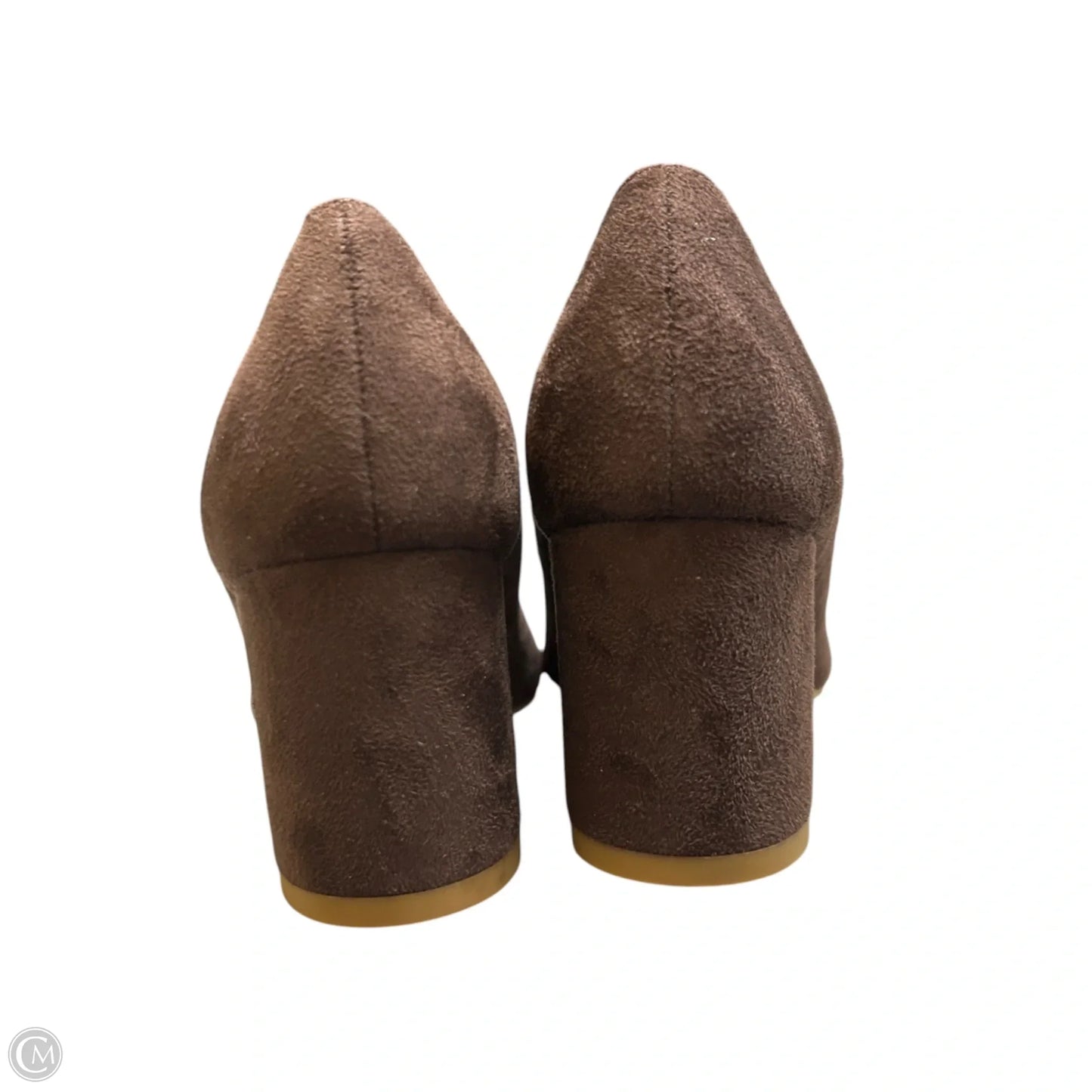 Shoes Heels Block By Time And Tru In Brown, Size: 8